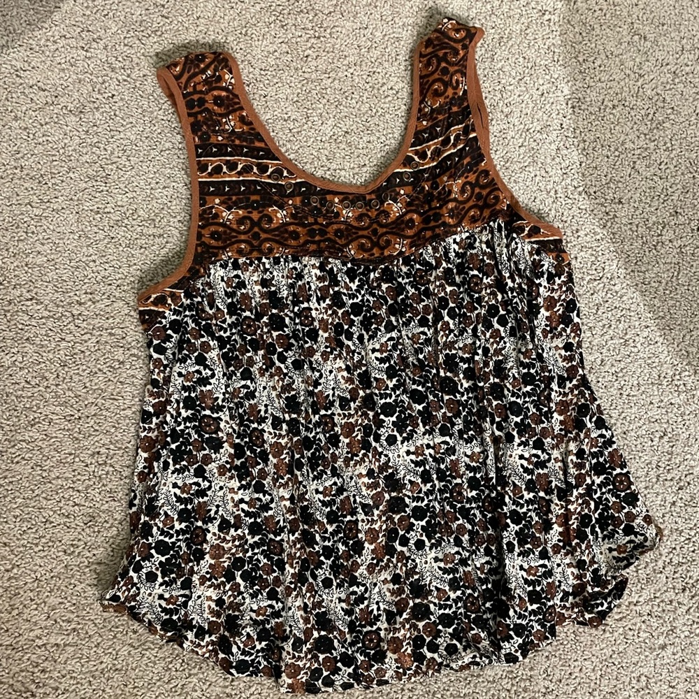 NEW Free People Flowy Tan Neutral Colors